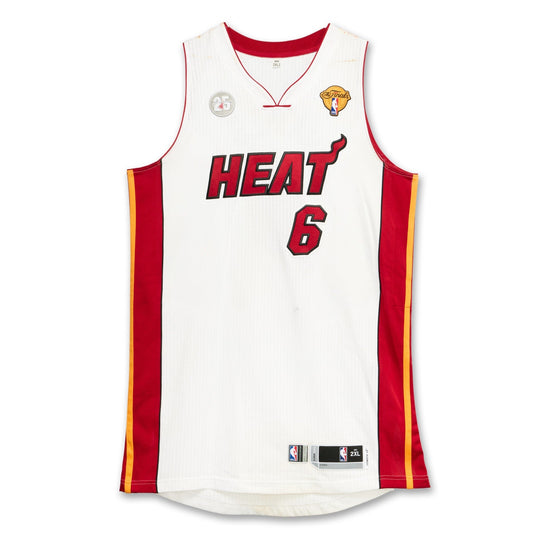 Miami Heat 2012 Retro Jersey - LeBron James #6 - Design 2