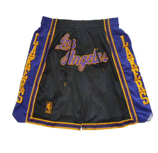 Los Angeles Lakers Retro Shorts - Design 6