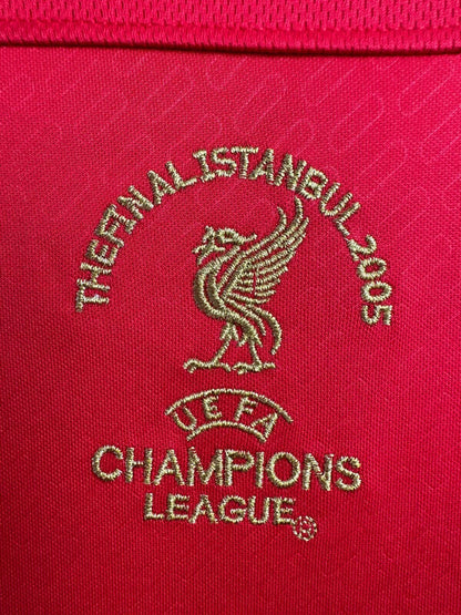 Man's Retro Long Sleeve Liverpool Team Home - 2004/2005