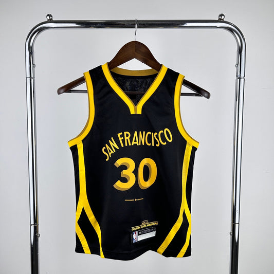 Golden State Warriors City Edition Jersey - Stephen Curry #30 (Kids)