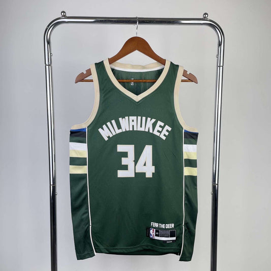 Milwaukee Bucks 25/26 Icon Jersey - Giannis Antetokounmpo #34