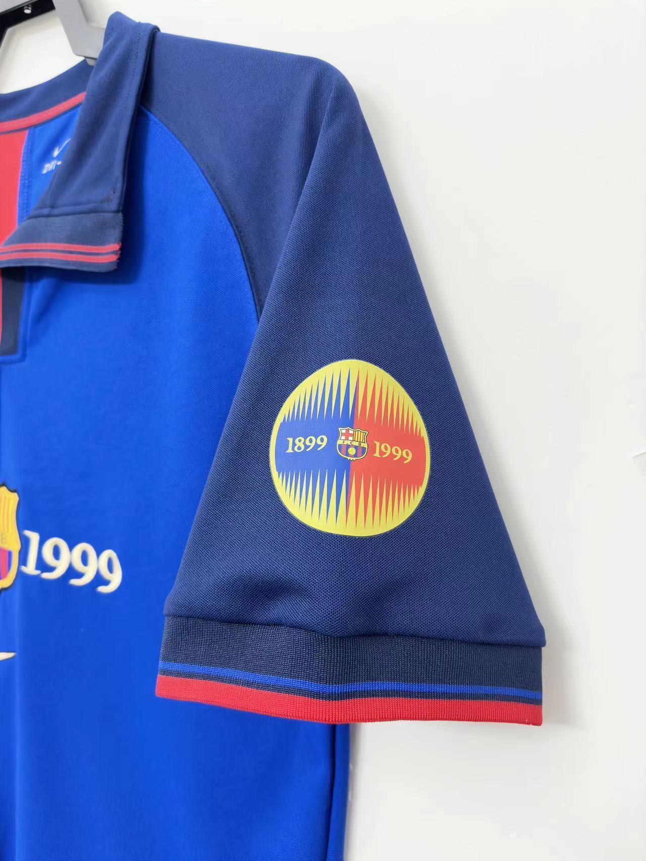 Man's Retro Jersey Barcelona Team - 1989