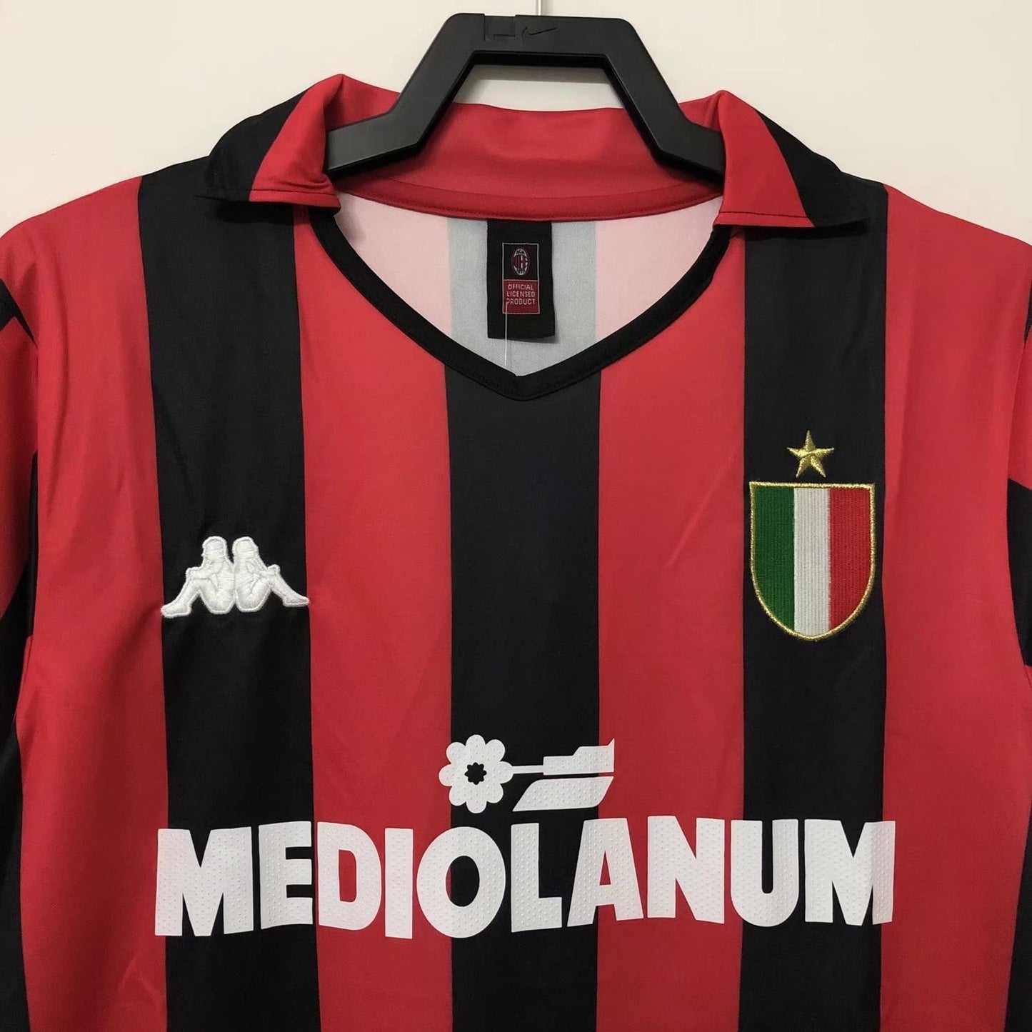 Man's Retro Jersey Milan Team - 1988/89