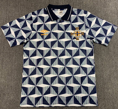 Man's Retro Jersey Northern Ireland National Team Away - 1990/93