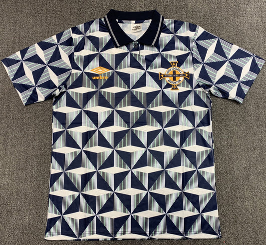 Man's Retro Jersey Northern Ireland National Team Away - 1990/93
