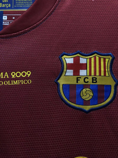 Man's Retro Long Sleeve Barcelona Team Home - 2008/09