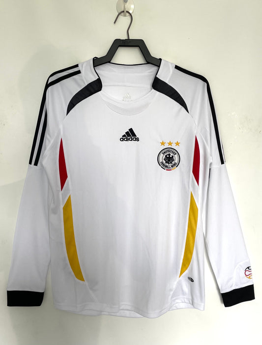 Man's Retro Long Sleeve Germany National Team Home - 2006