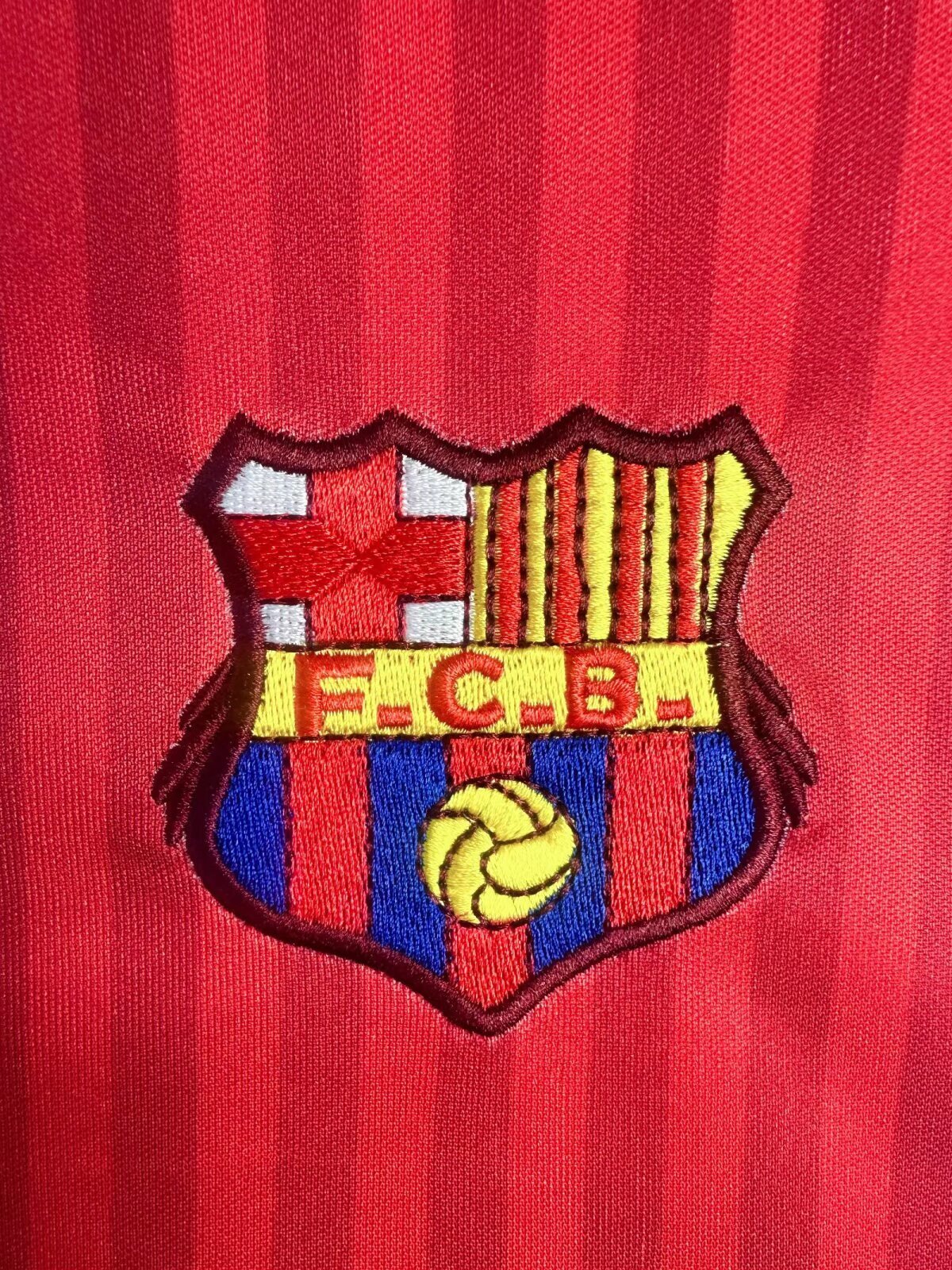 Man's Retro Jersey Barcelona Team Home - 1989/92