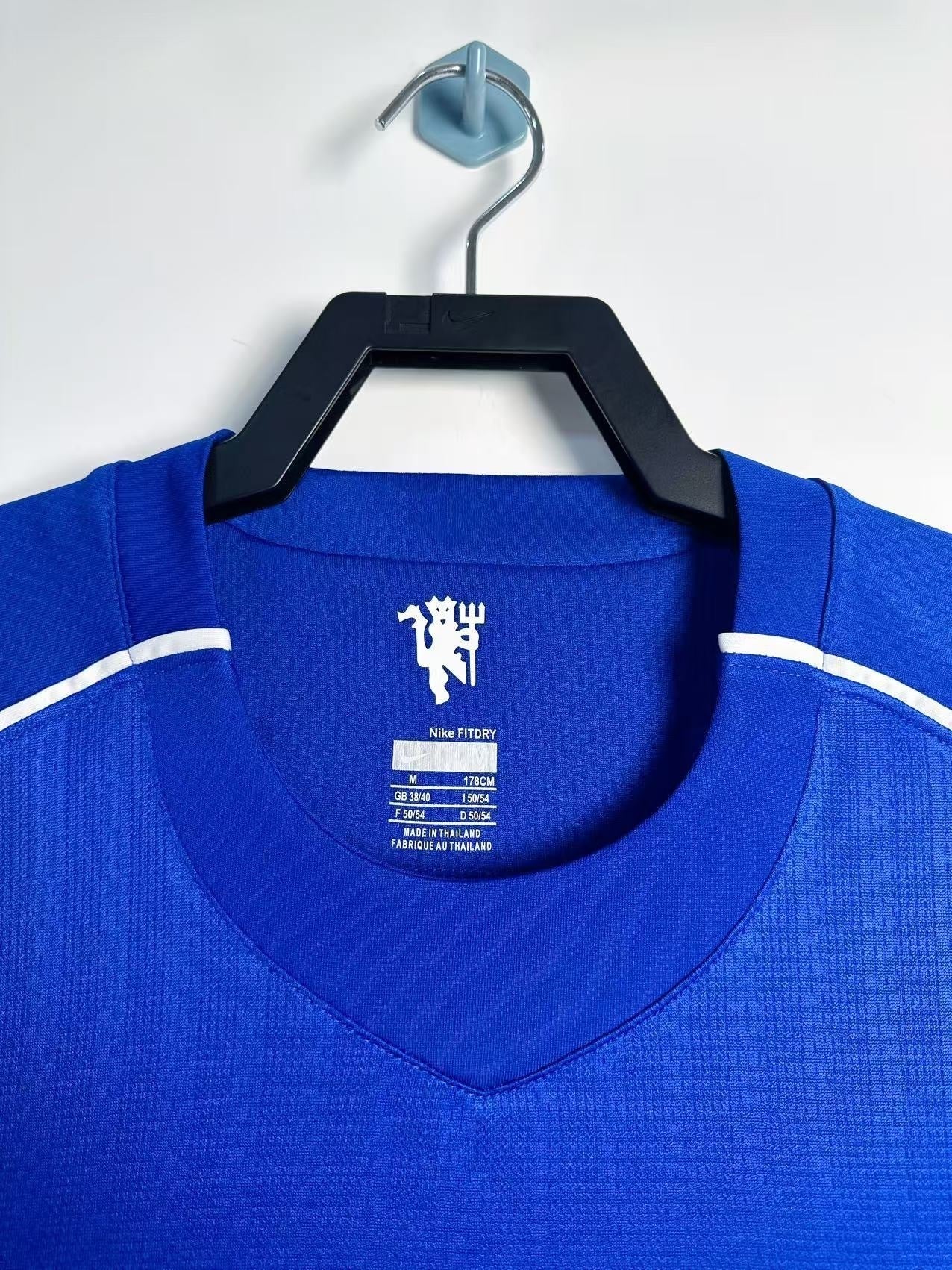 Man's Retro Jersey Manchester United Team Blue GK - 2007/08