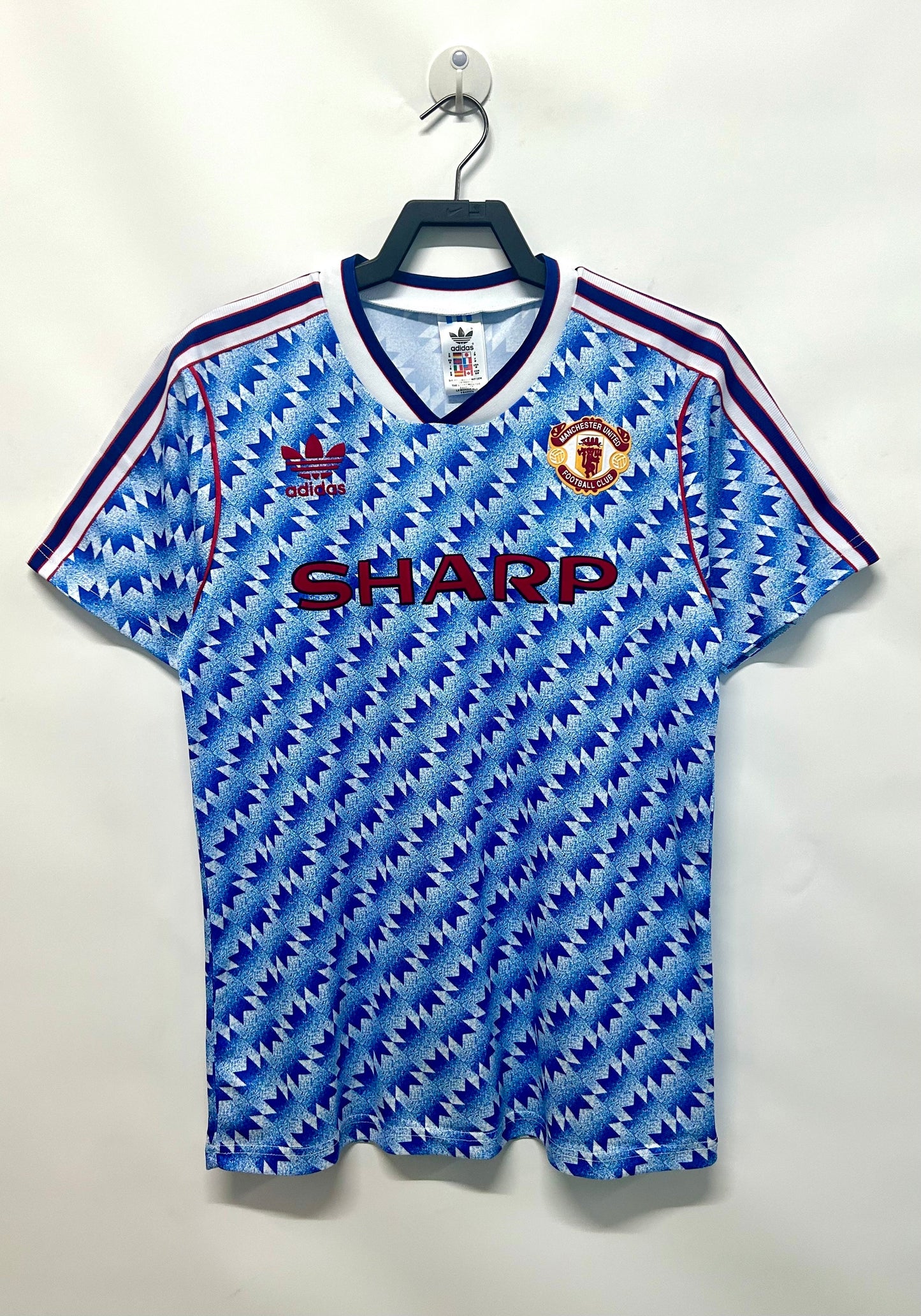 Man's Jersey Retro Manchester United Team Away - 1990/1992
