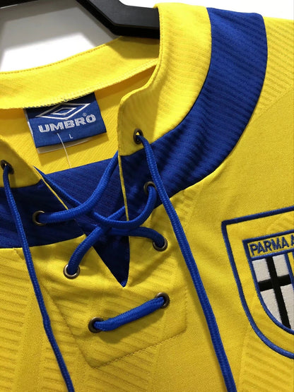Man's Retro Jersey Parma Calcio Team Yellow - 1993/95