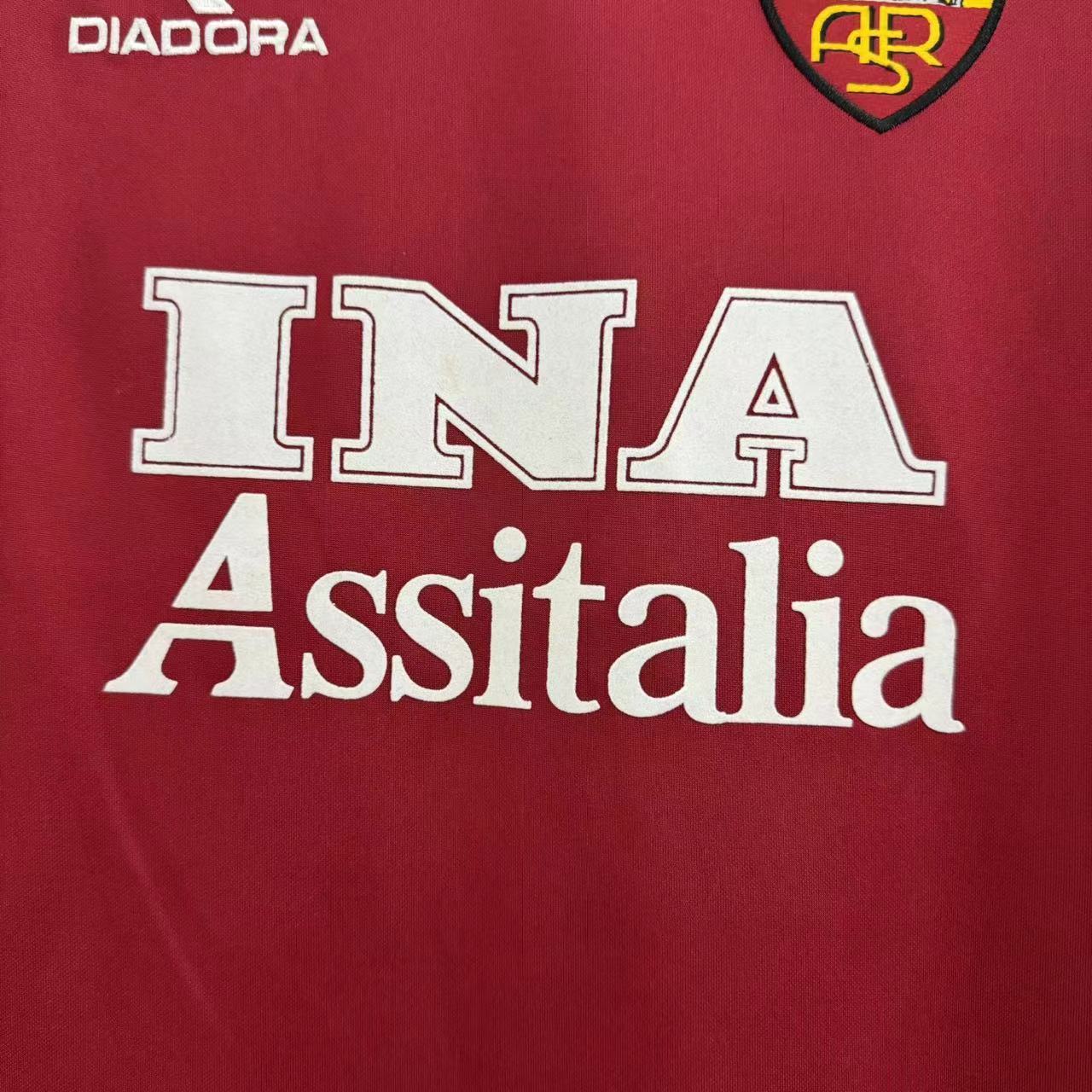 Man's Retro Jersey Roma Team - 1998/1999