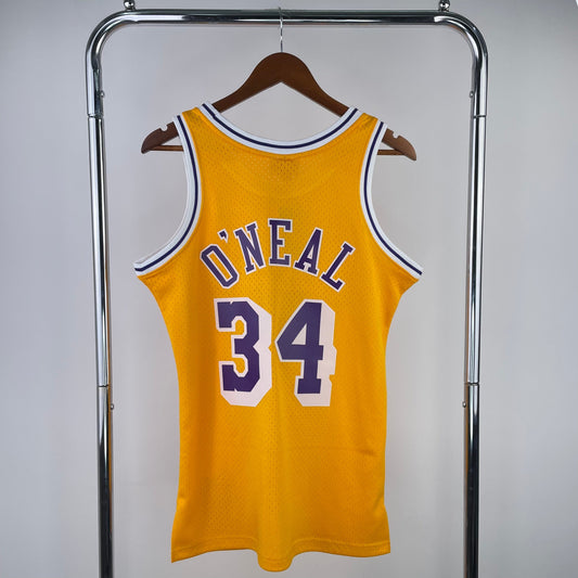 Los Angeles Lakers 1996 Retro Jersey - Shaquille O'Neal #34 - Design 2