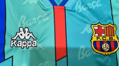 Man's Retro Long Sleeve Barcelona Team Away - 1996/97