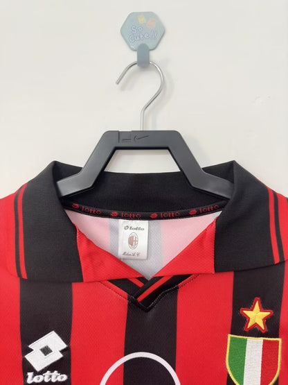 Man's Retro Jersey Milan Team Home- 1996/1997