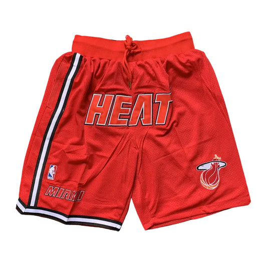 Miami Heat 1996 Retro Shorts - Design 4