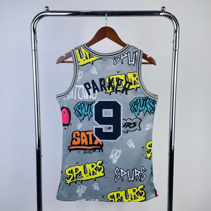 San Antonio Spurs Retro (2002) - Tony Parker #9