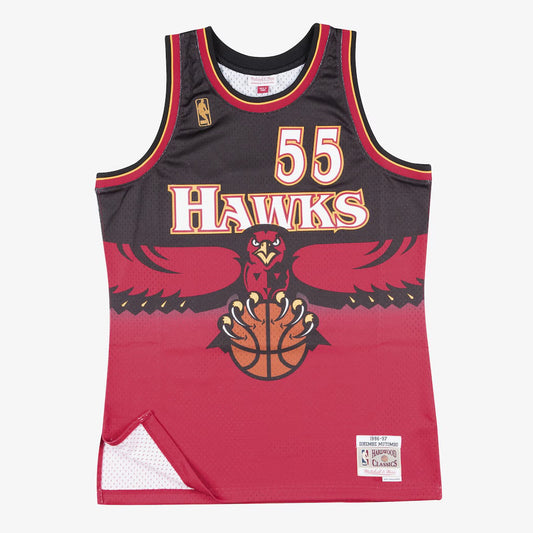 Atlanta Hawks 1996 Retro Jersey - Dikembe Mutombo #55 - Design 2