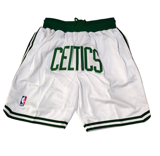 Boston Celtics Retro Shorts - Design 2