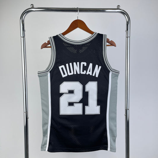 San Antonio Spurs 1998 Retro Jersey - Tim Duncan #21 - Design 1