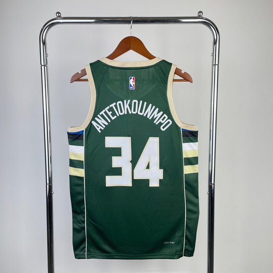 Milwaukee Bucks 25/26 Icon Jersey - Giannis Antetokounmpo #34
