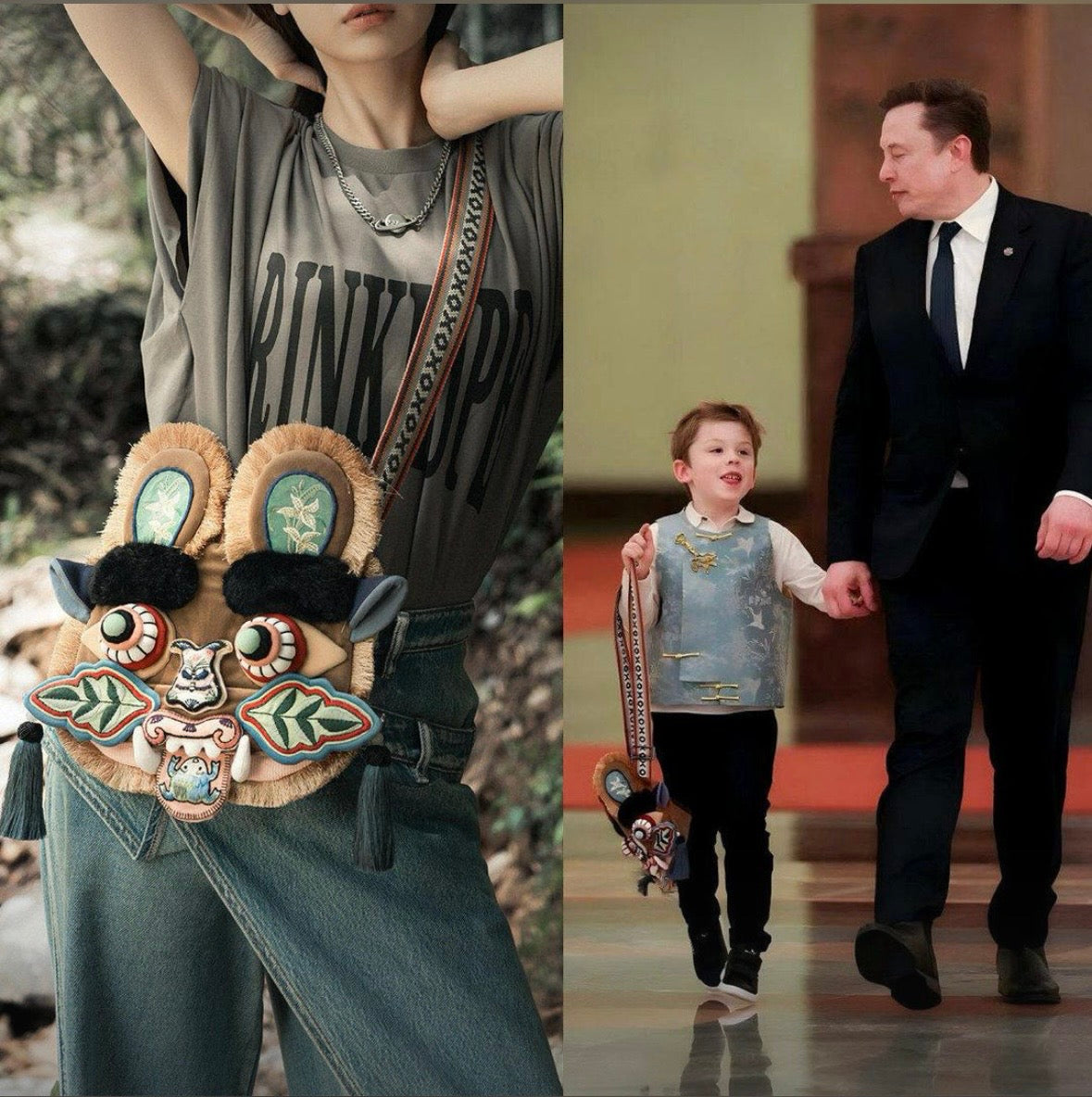 Same bag as Musk's son