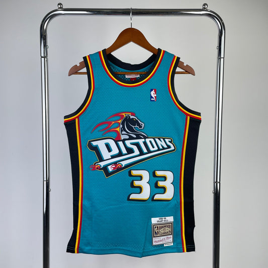 Detroit Pistons 1998 Retro Jersey - Grant Hill #33 - Design 1