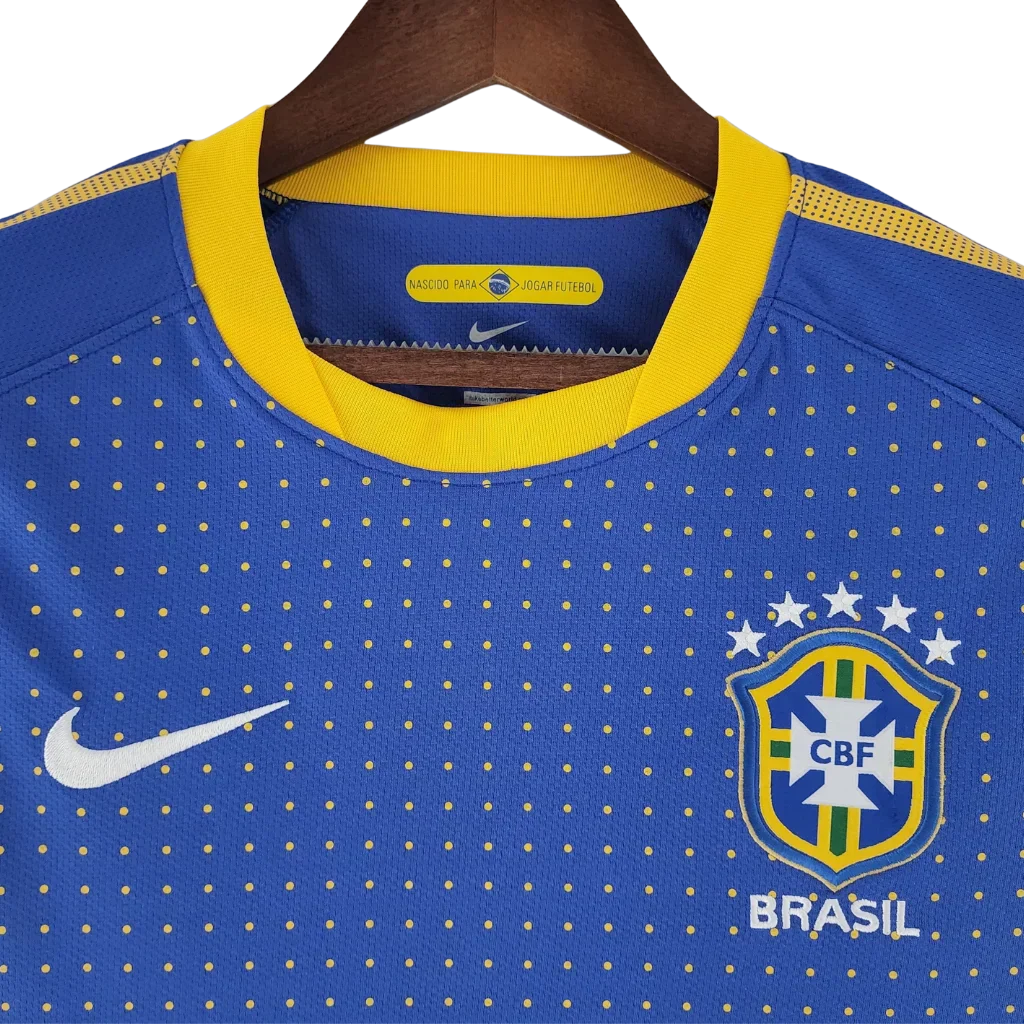 Men's Jersey Brazil National Team Retro Away 2010