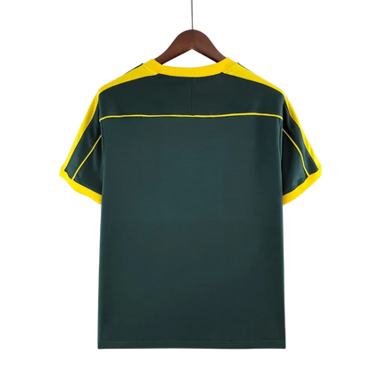 Men's Jersey Brazil National Team Retro Goleiro Verde Escuro 1998