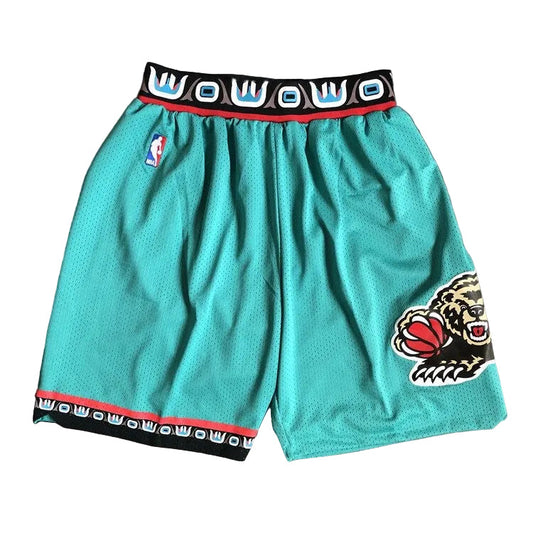 Memphis Grizzlies 1998 Retro Shorts - Design 2