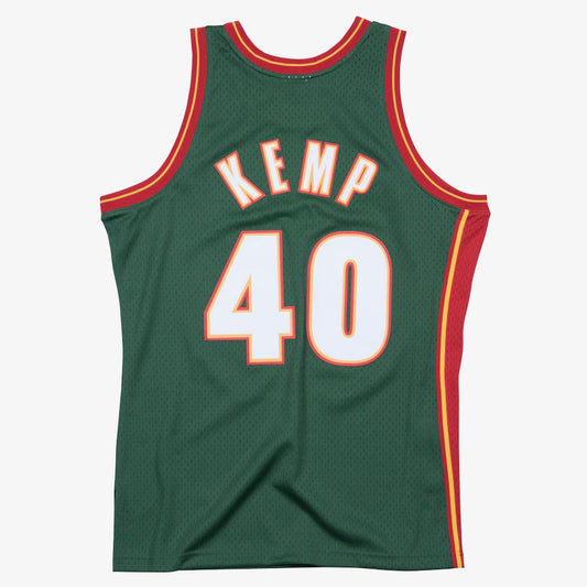 Seattle SuperSonics 1995 Retro Jersey - Shawn Kemp #40 - Design 1