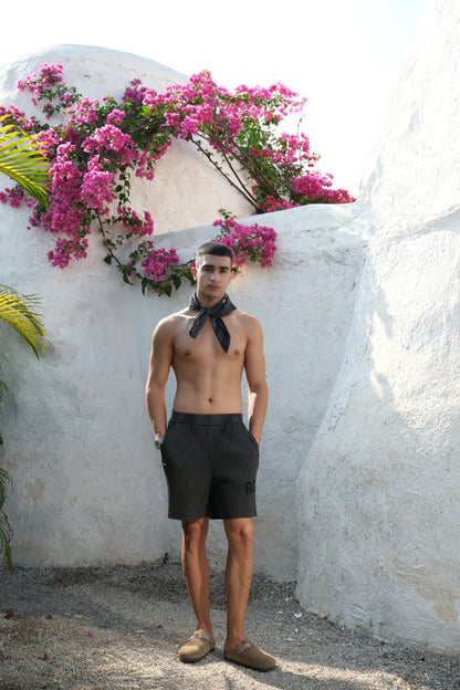RX Fog Ribbed Shorts