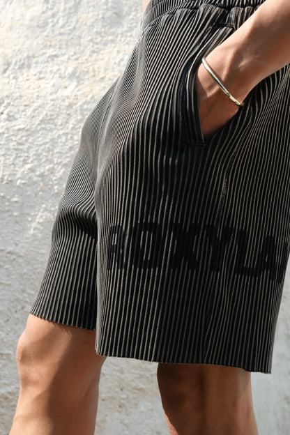 RX Fog Ribbed Shorts