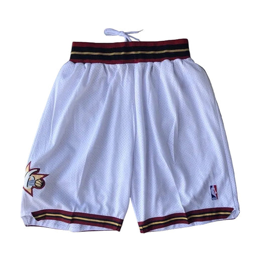 Philadelphia 76ers 1997 Retro Shorts - Design 3