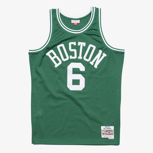 Boston Celtics 1962 Retro Jersey - Bill Russell #6