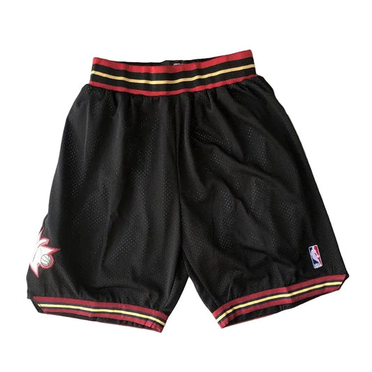 Philadelphia 76ers 1997 Retro Shorts - Design 2