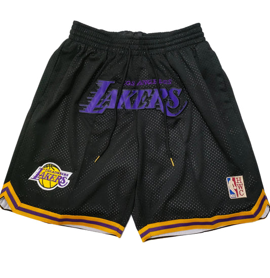 Los Angeles Lakers Retro Shorts - Design 7