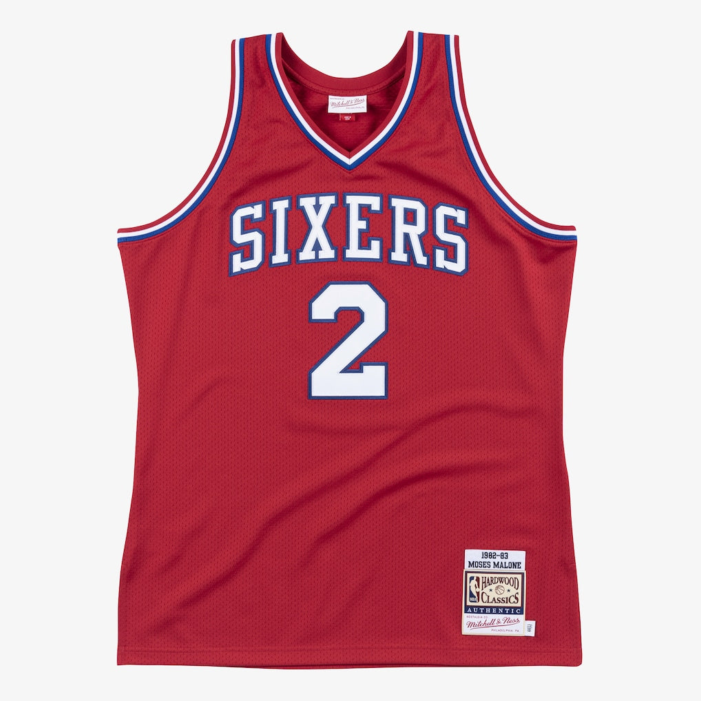 Philadelphia 76ers Retro (1982) - Moses Malone #2