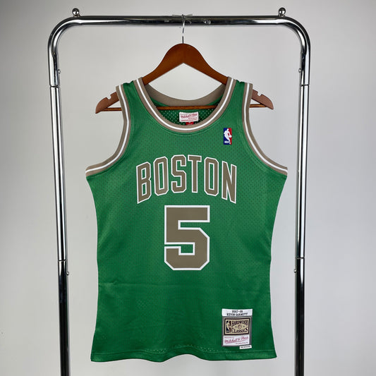 Boston Celtics 2007 Retro Jersey - Kevin Garnett #5 - Design 2