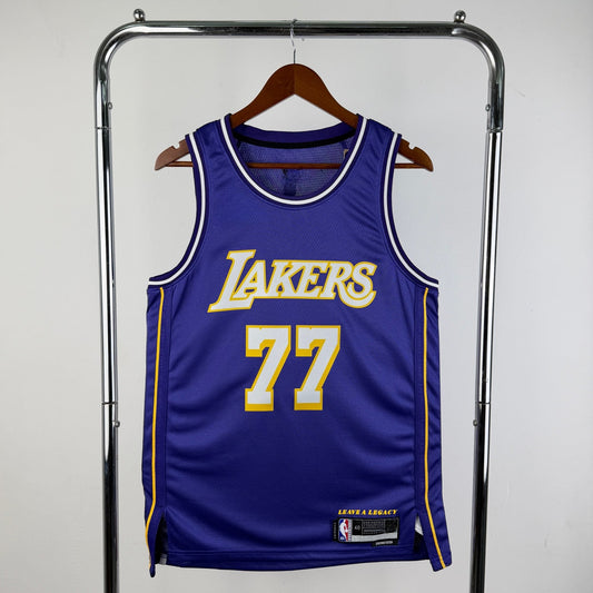 Los Angeles Lakers 25/26 Statement Jersey - Luka Doncic #77