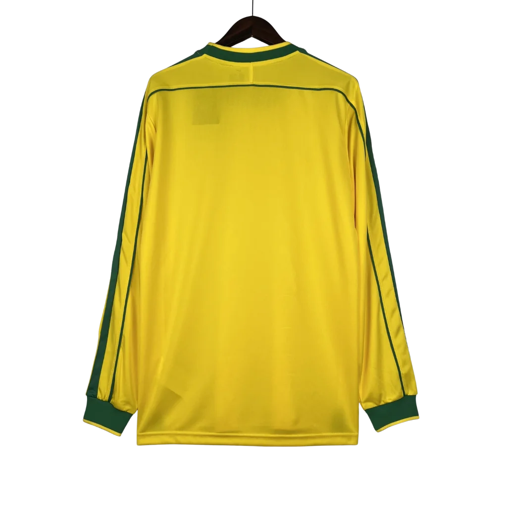 Long Sleeve Retro Brazil National Team 1998