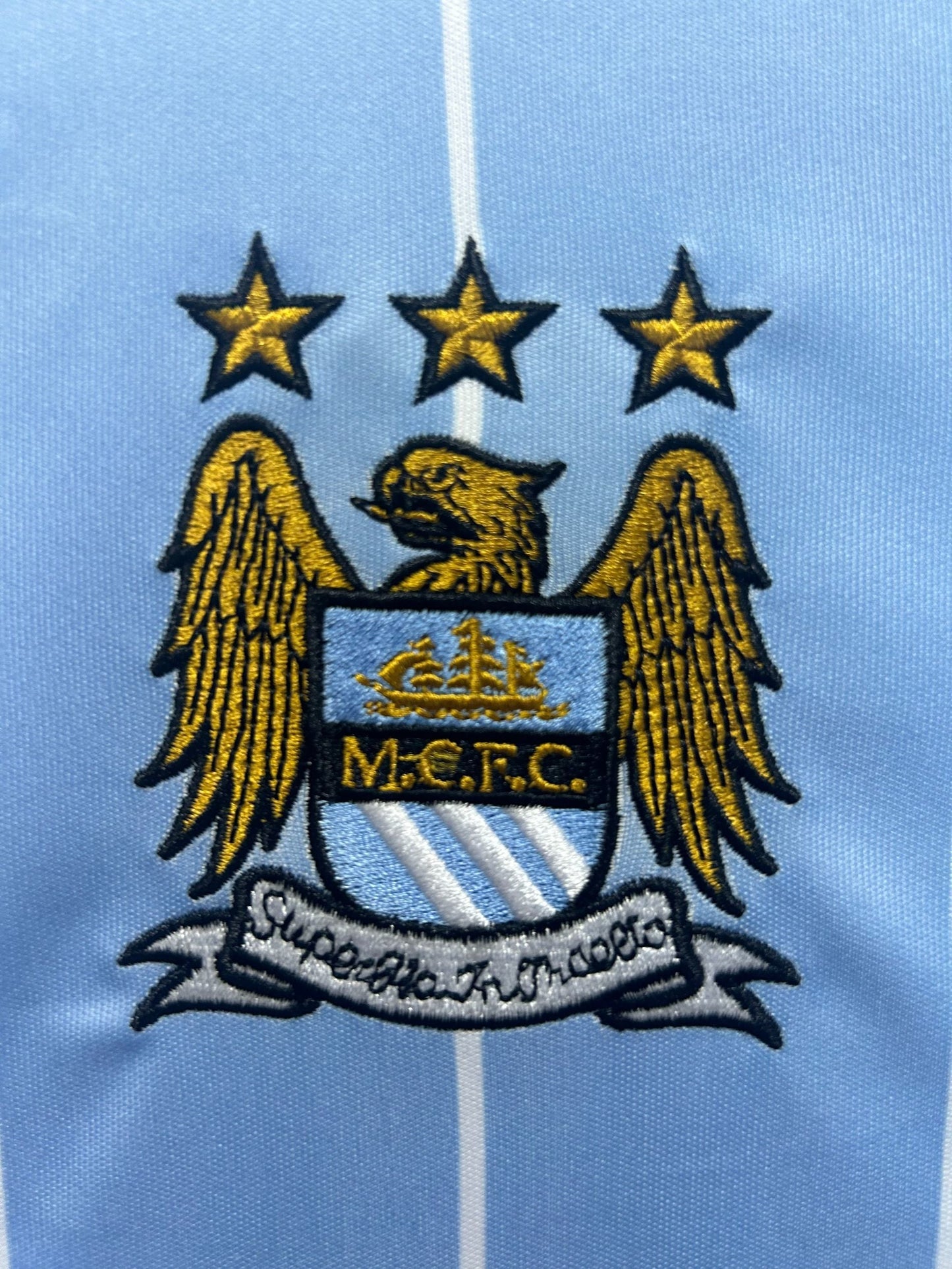 Man's Jersey Retro Manchester City Team Home - 2007/2008
