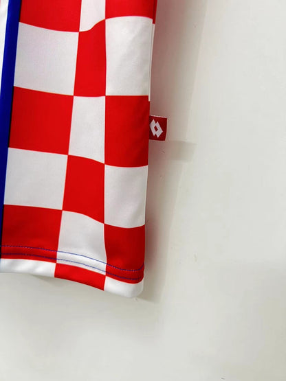 Man's Retro Jersey Croatia National Team Blue - 1998