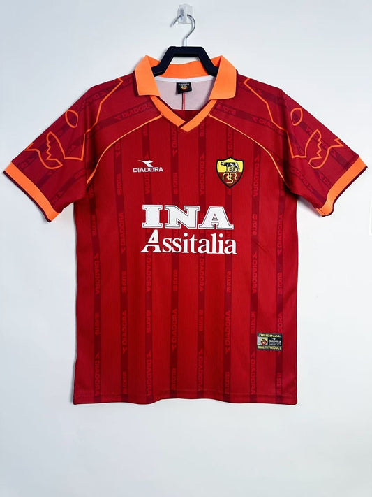 Man's Retro Jersey Roma Team -1999/00