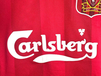 Man's Retro Long Sleeve Liverpool Team Home - 1995/1996