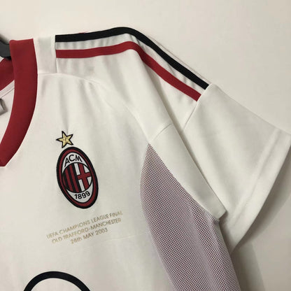 Man's Retro Jersey Milan Team - 2002