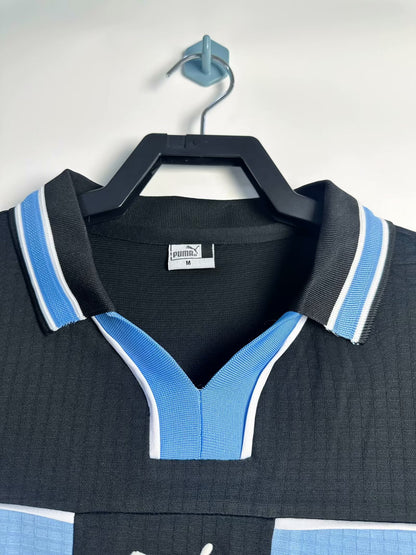 Man's Retro Long Sleeve Lazio Team Away - 1998/99