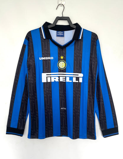Man's Retro Long Sleeve Internazionale Milano Team - 1997/98