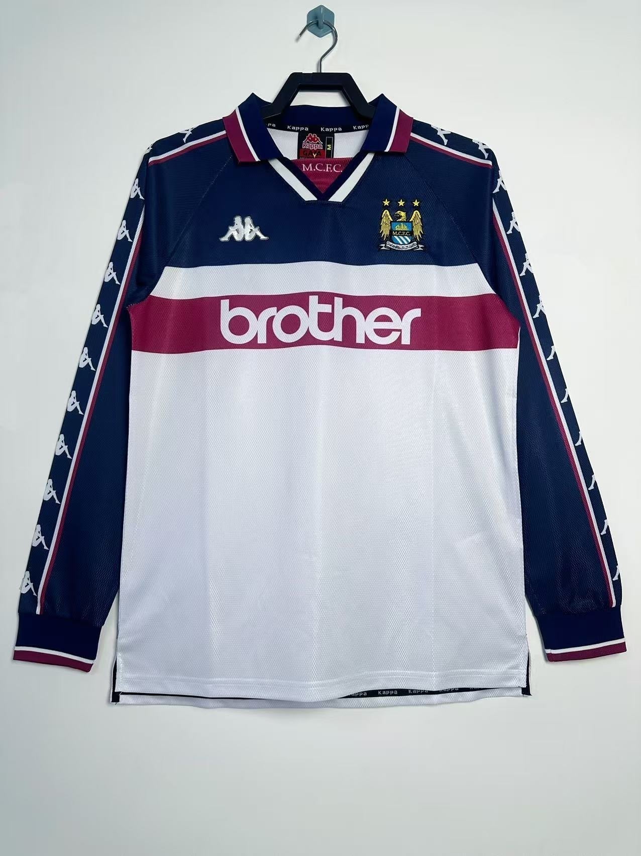 Retro Long Sleeve Manchester City - 1997/1998