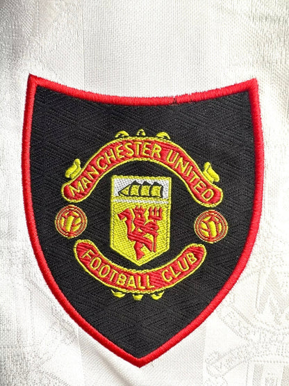 Man's Retro Long Sleeve Manchester United Team Away - 1998/1999
